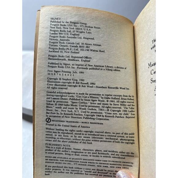 GERALD'S GAME ~ STEPHEN KING ~ PAPERBACK - Picture 3 of 3